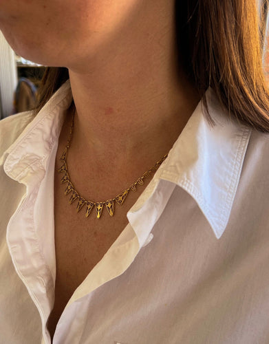 Collier Collier ancien en or jaune 58 Facettes 1