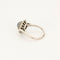 Bague 49,5 Bague en or blanc, saphir étoilée et diamants roses 58 Facettes DINA0039