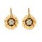 Boucles d'oreilles Paire de boucles d'oreilles or jaune et gris et diamant 58 Facettes CAR1758