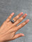 Bague 54 Art Déco - Bague en or blanc et diamants taille rose 58 Facettes 23891