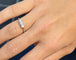 Bague Bague trilogie en or blanc 18 carats et diamants 0,41 ct 58 Facettes 10556