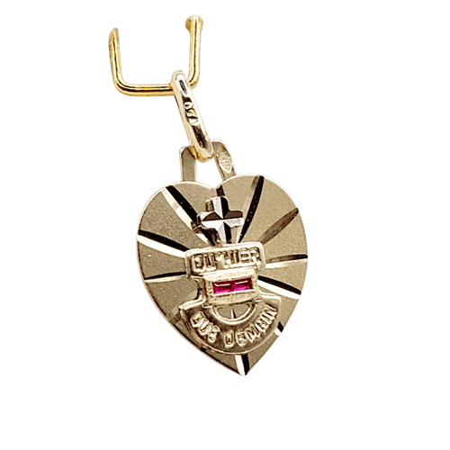 Pendentif AUGIS - Pendentif médaille d'amour or  "+ qu'hier - que demain" - L'Intemporelle 58 Facettes J5011X0000