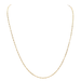 Solid Gold Alternating Chain Necklace 58 Facettes E361015