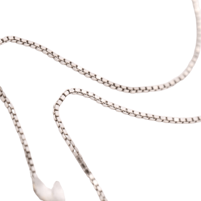 Collier Collier vintage en or blanc, opales, émeraudes et diamants 58 Facettes N102949JC