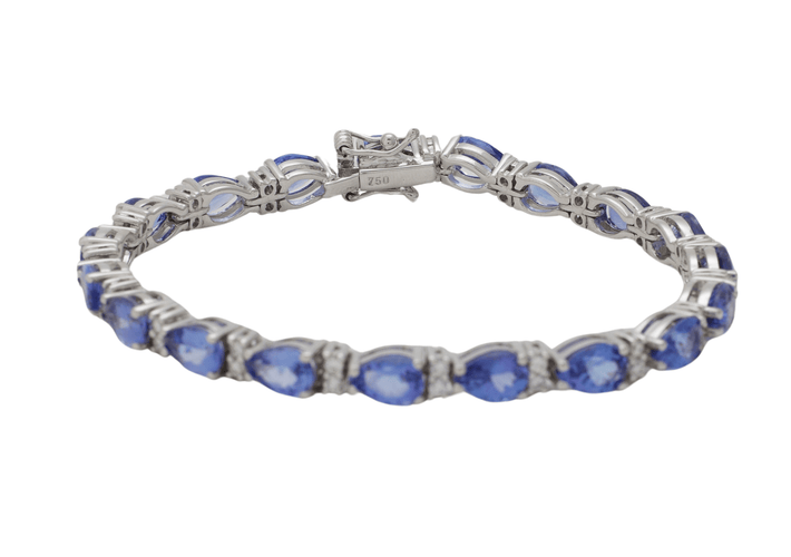 Bracelet Bracelet Tanzanites 58 Facettes