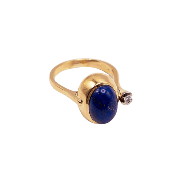 Bague 58 Bague Ole Lynggaard diamant et lapis-lazuli 58 Facettes