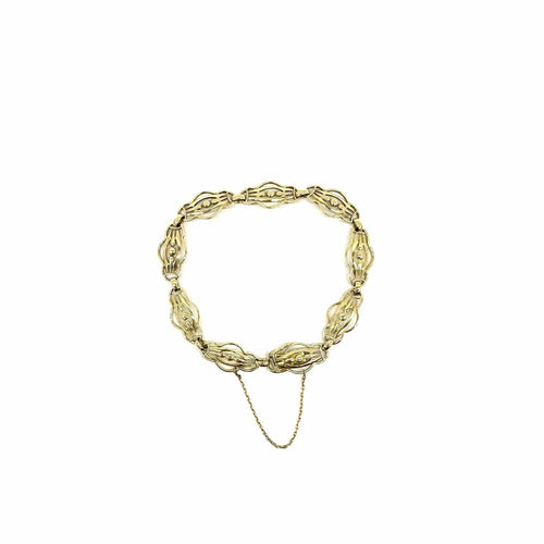 Bracelet Bracelet maille fantaisie en or jaune 750 58 Facettes Z1350992