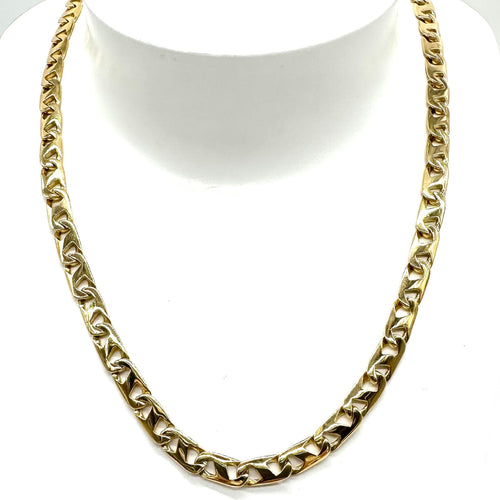 Collier Collier maille marine en or jaune 18 carats 58 Facettes Z1351305