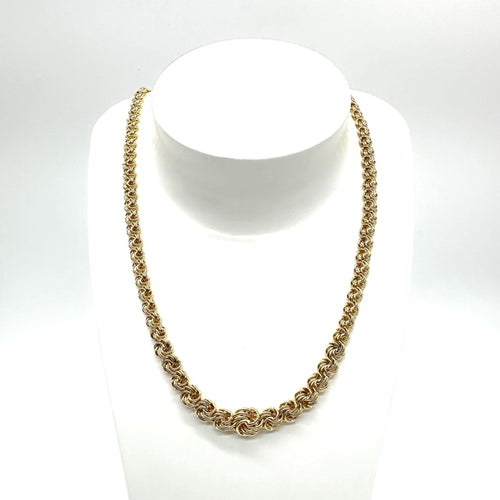 Collier Collier maille royale en chute en or jaune 750 58 Facettes Z1351331