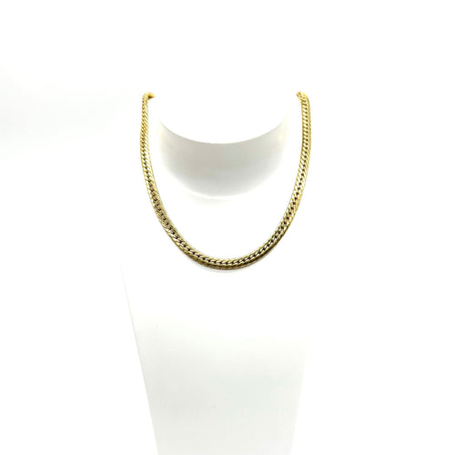 Collier Collier maille anglaise en or jaune 750 58 Facettes Z1351336
