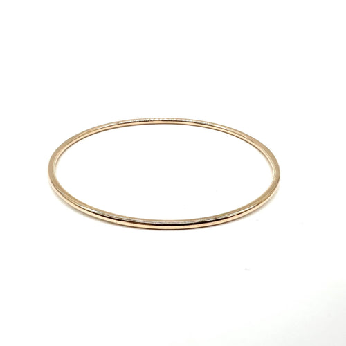 Bracelet Bracelet jonc fil massif en or rose 750 58 Facettes Z1351603