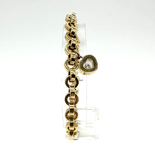 Bracelet Chopard Happy Diamonds - Bracelet en or jaune et diamant 58 Facettes Z15B51137