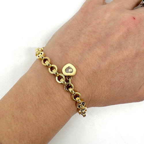 Bracelet Chopard Happy Diamonds - Bracelet en or jaune et diamant 58 Facettes Z15B51137