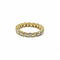 Bague 54 Alliance tour complet en or jaune 18k et diamants 58 Facettes Z15B51149