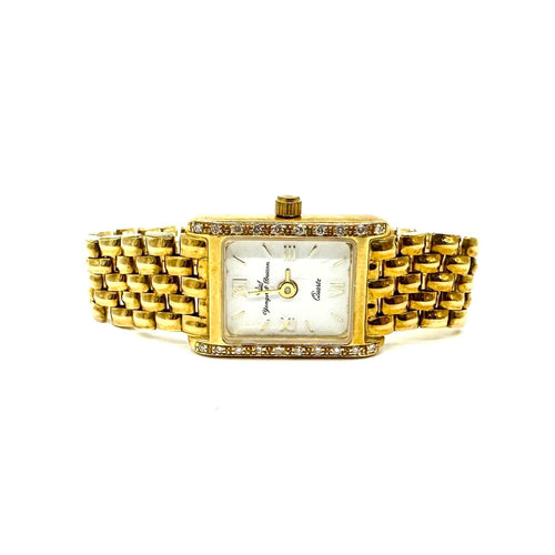 Montre Yonger & Bresson - Montre femme en or jaune 750 et diamants 58 Facettes Z1550059
