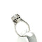 Bague 52 Bague solitaire en or blanc 750 et platine avec diamant 1,19 ct 58 Facettes Z15B51466