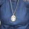 Pendentif Pendentif camée en volume en or jaune 750 et agate 58 Facettes Z15B51550