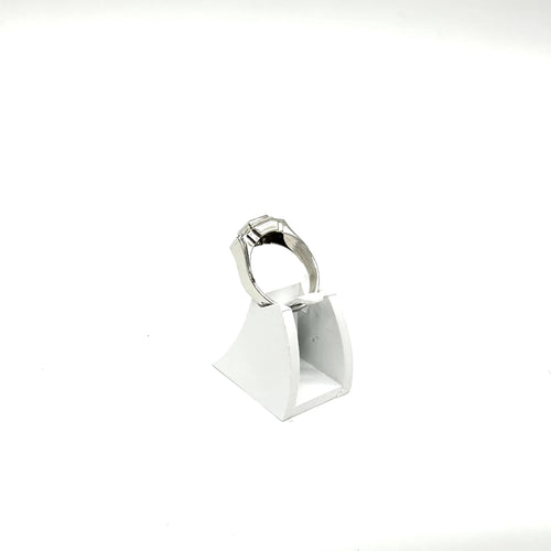 Bague Bague trilogie en platine et diamants 58 Facettes Z15B51578