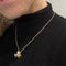 Collier Collier trèfle en or jaune et diamants 58 Facettes Z15B51648