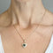 Pendentif Pendentif en or jaune 750, émeraude et diamants 58 Facettes Z15B51665
