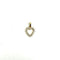 Pendentif Pendentif cœur en or jaune 18 carats et diamants 58 Facettes Z15B51681
