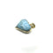 Pendentif Pendentif cœur en or jaune 585 avec larimar 58 Facettes Z15B51719