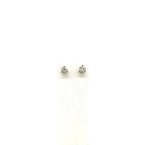 Boucles d'oreilles Boucles d’oreilles puces en or jaune 750 et diamants 58 Facettes Z15B51730