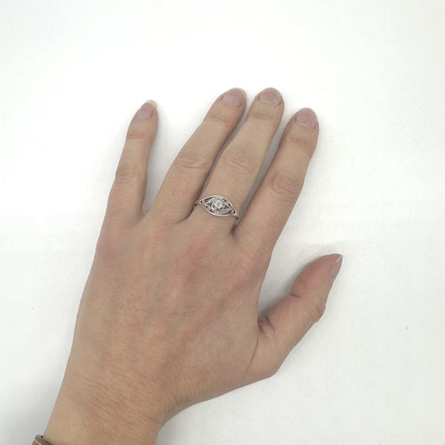 Bague 57 Bague en or jaune et platine avec diamant taille ancienne 58 Facettes Z15B51755