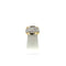Bague 56 Bague volume bicolore en or jaune et blanc 18K et diamants 58 Facettes Z15B51776