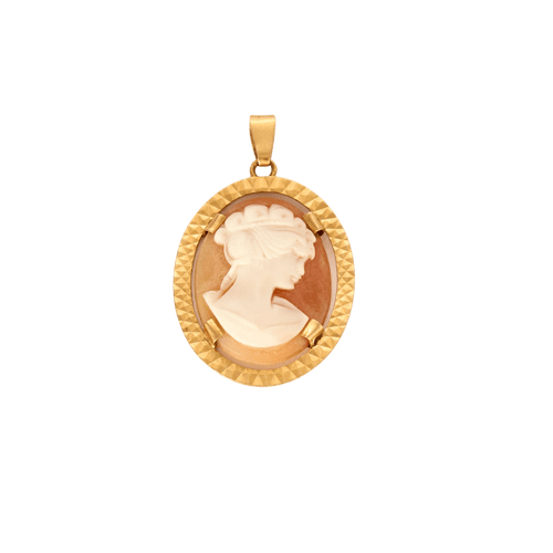 Pendentif Pendentif Camée or jaune camée 58 Facettes LP902