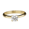 Bague 57 Solitaire Or jaune Diamant 58 Facettes