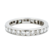 Van Cleef and Arpels ring - American platinum and diamond wedding ring 58 Facettes