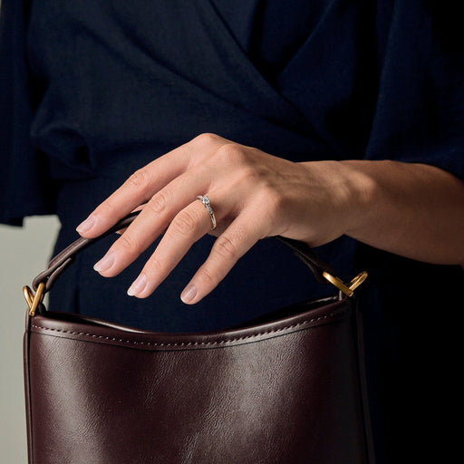 Bague 54 MAUBOUSSIN - Tu es le sel de ma vie n°3 - Bague en or gris et diamants 58 Facettes DV19774-2