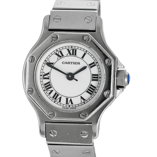 Montre CARTIER - Santos octogonale - Montre en acier 58 Facettes DV13174-3