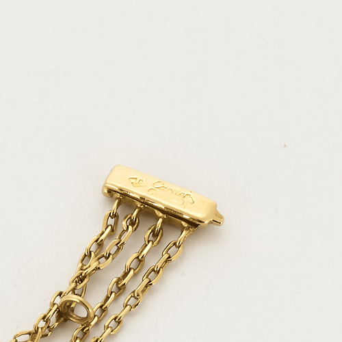 Bracelet CARTIER - Double C vintage en or jaune et diamants 58 Facettes DDV19270-1