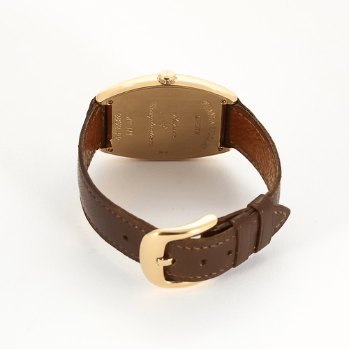 Montre Franck Muller - Cintrée Curvex - Montre en or rose à boitier Tonneau à mouvement remontage manuel 58 Facettes DV19726 - 1