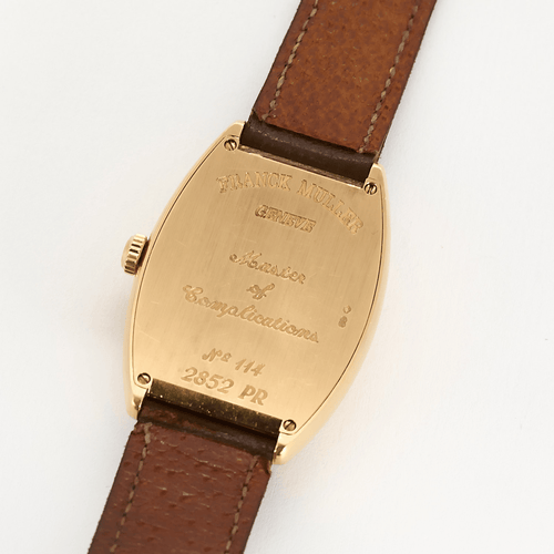 Montre Franck Muller - Cintrée Curvex - Montre en or rose à boitier Tonneau à mouvement remontage manuel 58 Facettes DV19726 - 1