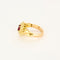 Bague 55 Bague en or jaune , rubis et diamants 58 Facettes DV12671-2