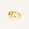 Bague 55 Bague en or jaune , rubis et diamants 58 Facettes DV12671-2