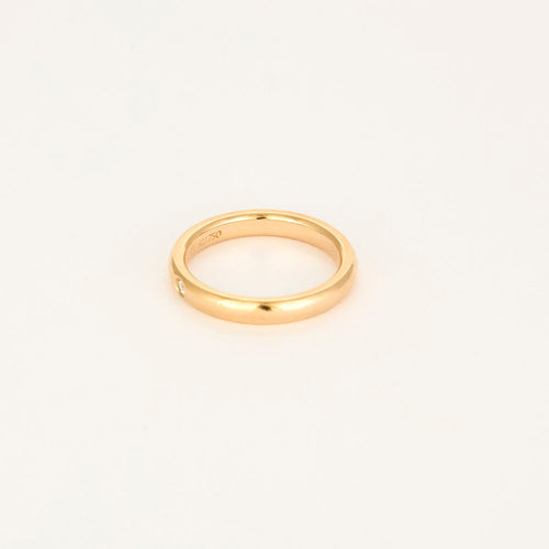 Bague 49 Tiffany & Co.  Elsa Peretti - Alliance en or rose et diamants 58 Facettes DV19586-2