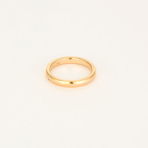 Bague 49 Tiffany & Co.  Elsa Peretti - Alliance en or rose et diamants 58 Facettes DV19586-2