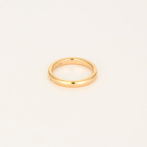 Bague 49 Tiffany & Co.  Elsa Peretti - Alliance en or rose et diamants 58 Facettes DV19586-2