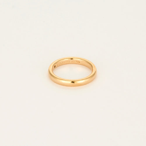 Bague 49 Tiffany & Co.  Elsa Peretti - Alliance en or rose et diamants 58 Facettes DV19586-2