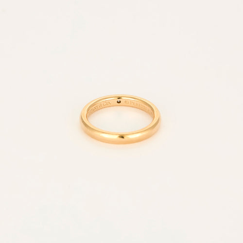 Bague 49 Tiffany & Co.  Elsa Peretti - Alliance en or rose et diamants 58 Facettes DV19586-2