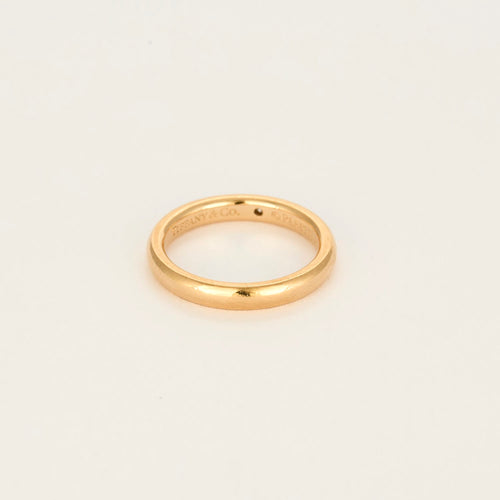 Bague 49 Tiffany & Co.  Elsa Peretti - Alliance en or rose et diamants 58 Facettes DV19586-2