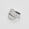 Bague 52 Bague moderniste en or gris et diamants 58 Facettes DV19002-2
