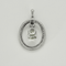Pendentif Pendentif en or blanc, diamants, aigue-marine et pierres blanches 58 Facettes DV5406-3