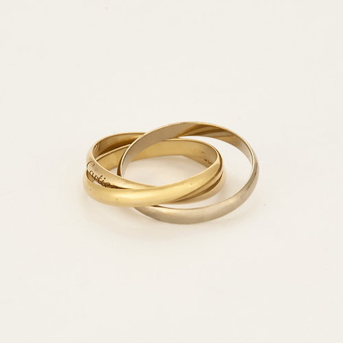 Bague 56 Cartier - Trinity - Petit modèle - Bague trois ors 58 Facettes DV19750-1-56-3