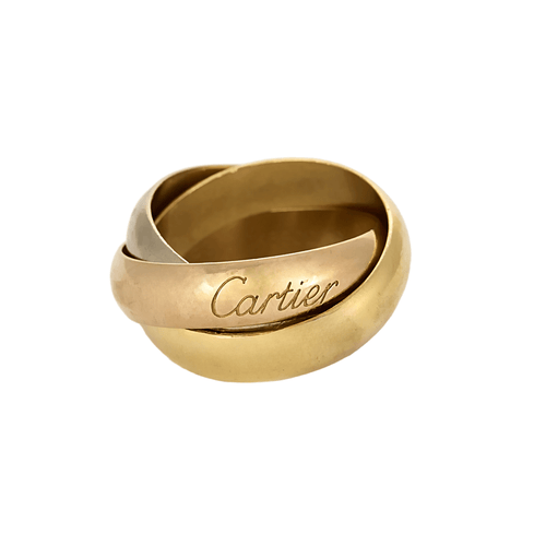 Bague 53 CARTIER - Trinity - Extra large - Bague trois anneaux en or de trois couleurs 58 Facettes DV0379-24-53-2