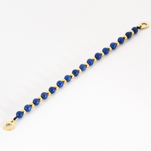 Bracelet Dinh Van - Menottes - Bracelet lapis lazuli et or jaune 58 Facettes DV20085-1